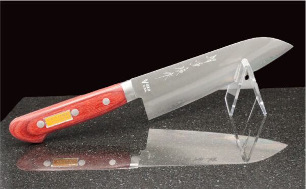 Santoku SS VG10 165mm Pakka wood handle